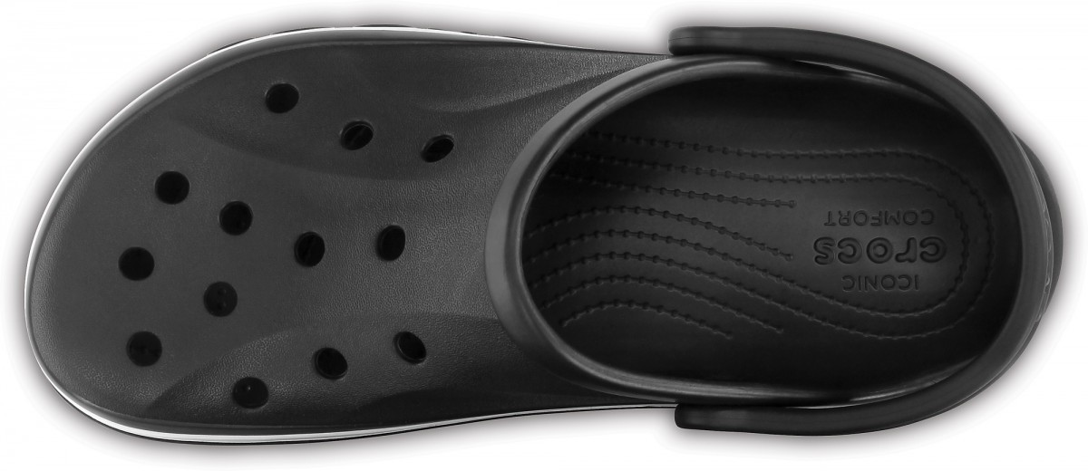 Saboti Crocs Bayaband Clog Negru - Black/White - Image 3
