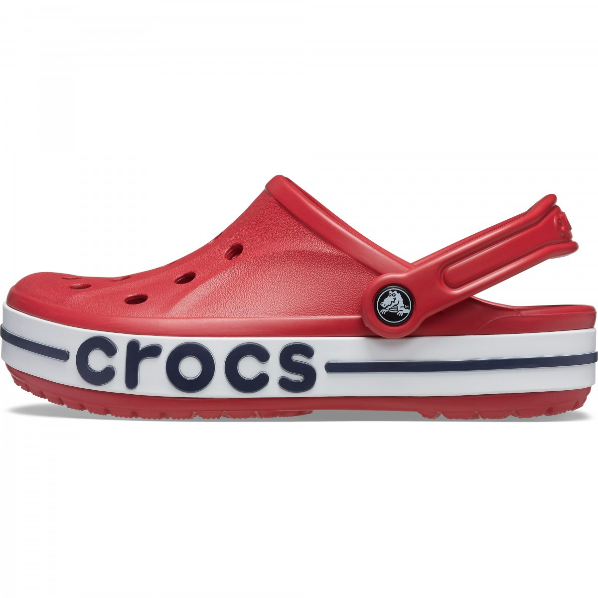 Saboti Crocs Bayaband Clog Roșu - Pepper/Navy - Image 3