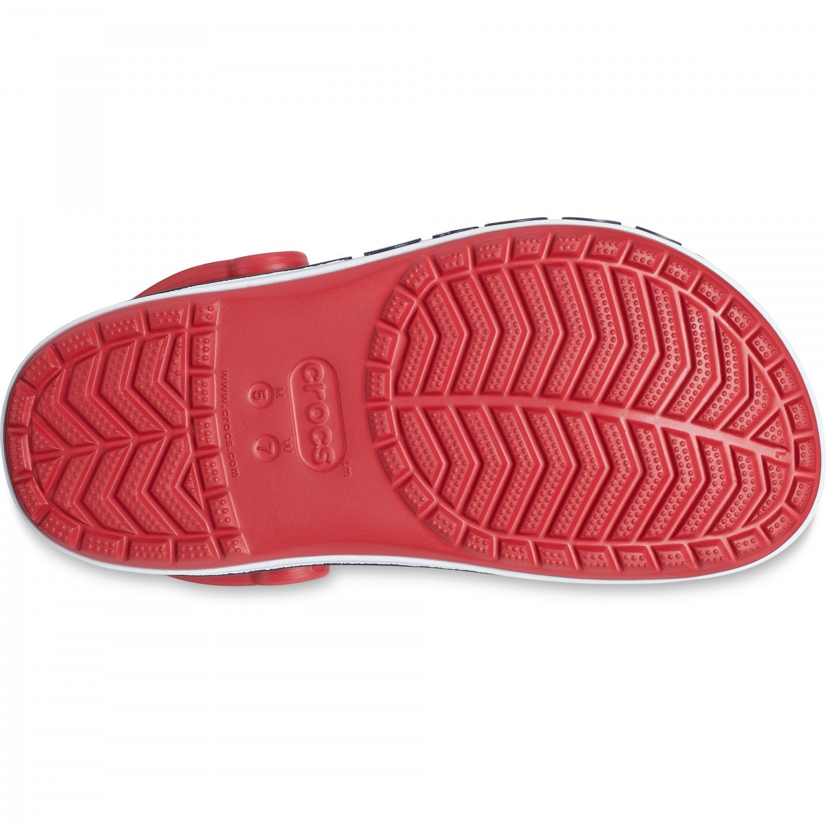 Saboti Crocs Bayaband Clog Roșu - Pepper/Navy - Image 4
