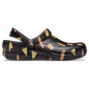 Saboti Crocs Bistro Graphic Clog Negru – Multi Black/Black