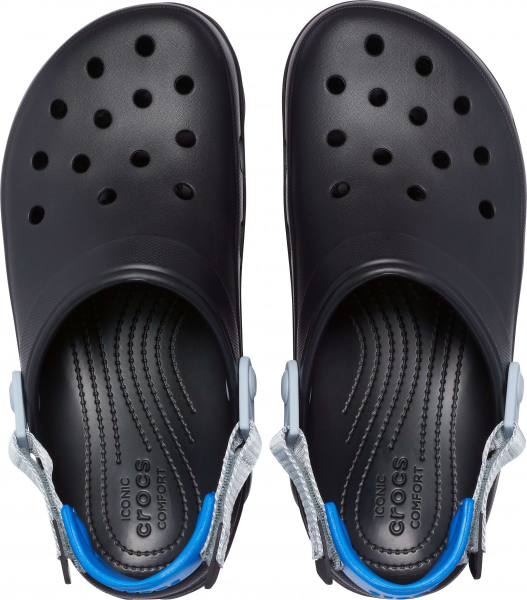 Saboti Crocs Classic All-Terrain Clog Negru - Black/Blue Grey - Image 3