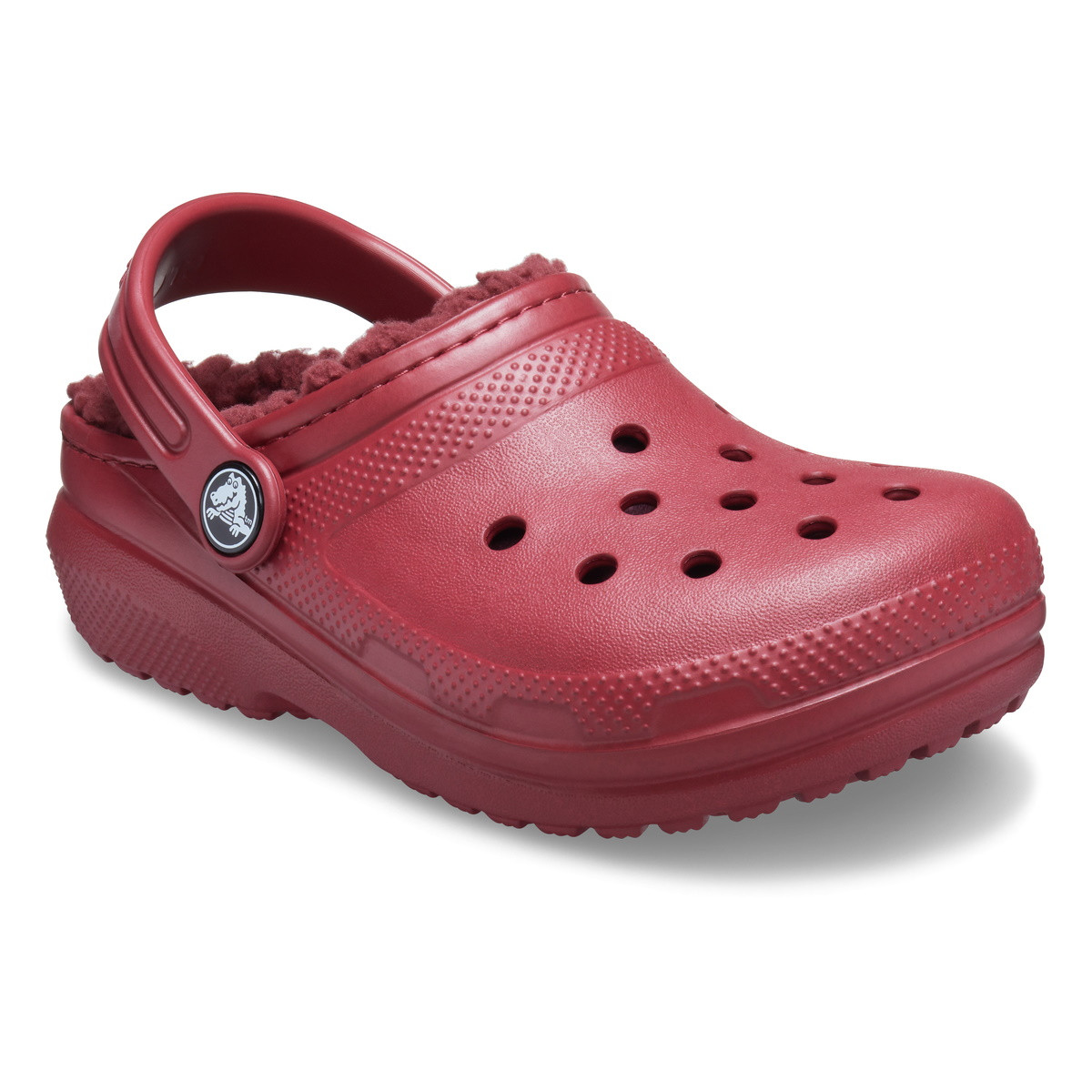 Saboti Crocs Classic Lined Kids Bordo - Brick Red - Image 2