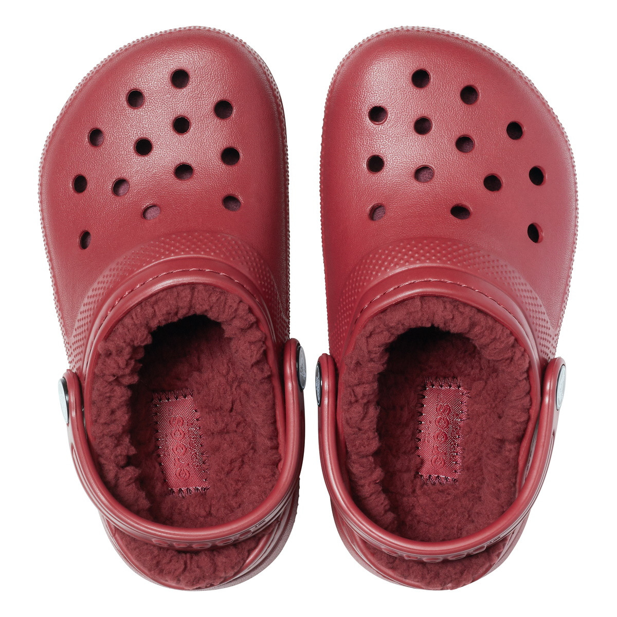 Saboti Crocs Classic Lined Kids Bordo - Brick Red - Image 4