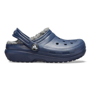 Saboti Crocs Classic Lined Kids Albastru – Navy/Charcoal
