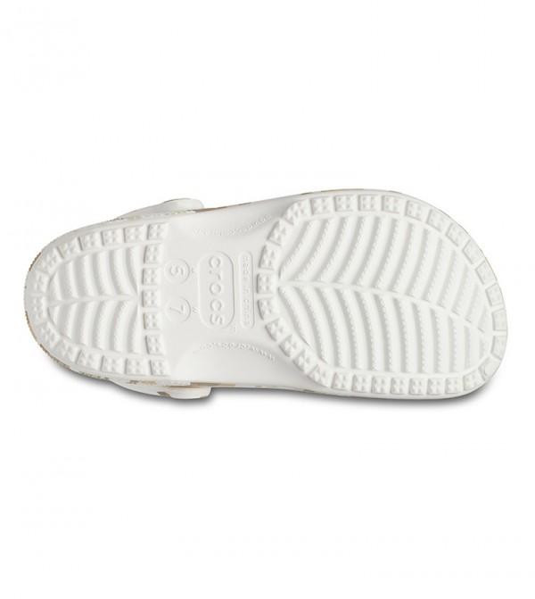 Saboti Crocs Classic Printed Camo Clog Alb - White/Multi - Image 4