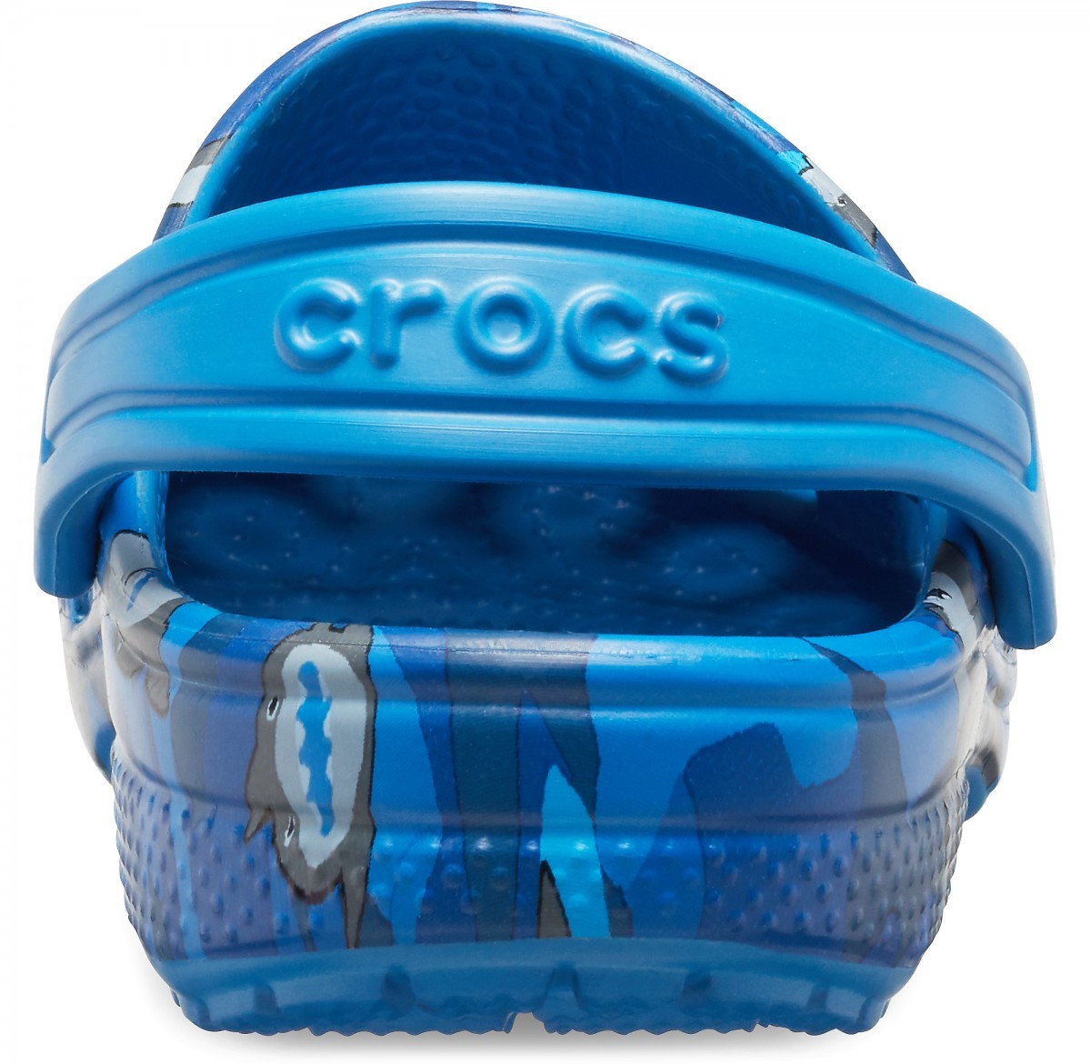 Saboți Crocs Classic Shark Clog PS Albastru - Prep Blue - Image 4