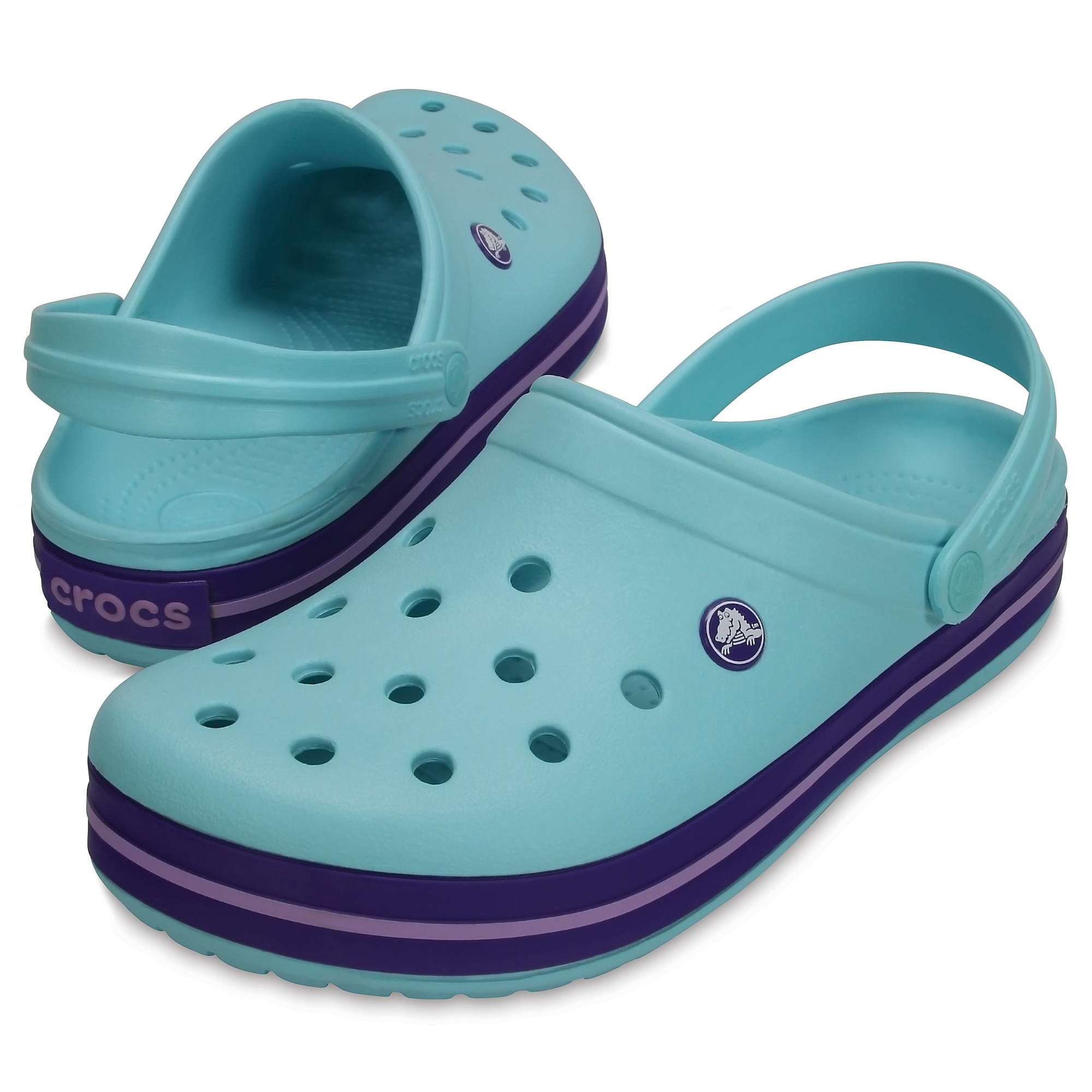 Saboti Crocs Crocband Albastru deschis - Ice Blue - Image 5