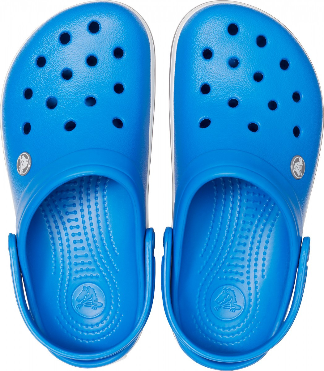 Saboti Crocs Crocband Albastru - Bright Cobalt/Charcoal - Image 3