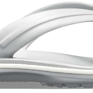 Slapi Crocs Crocband Flip Gri – Light Grey/White