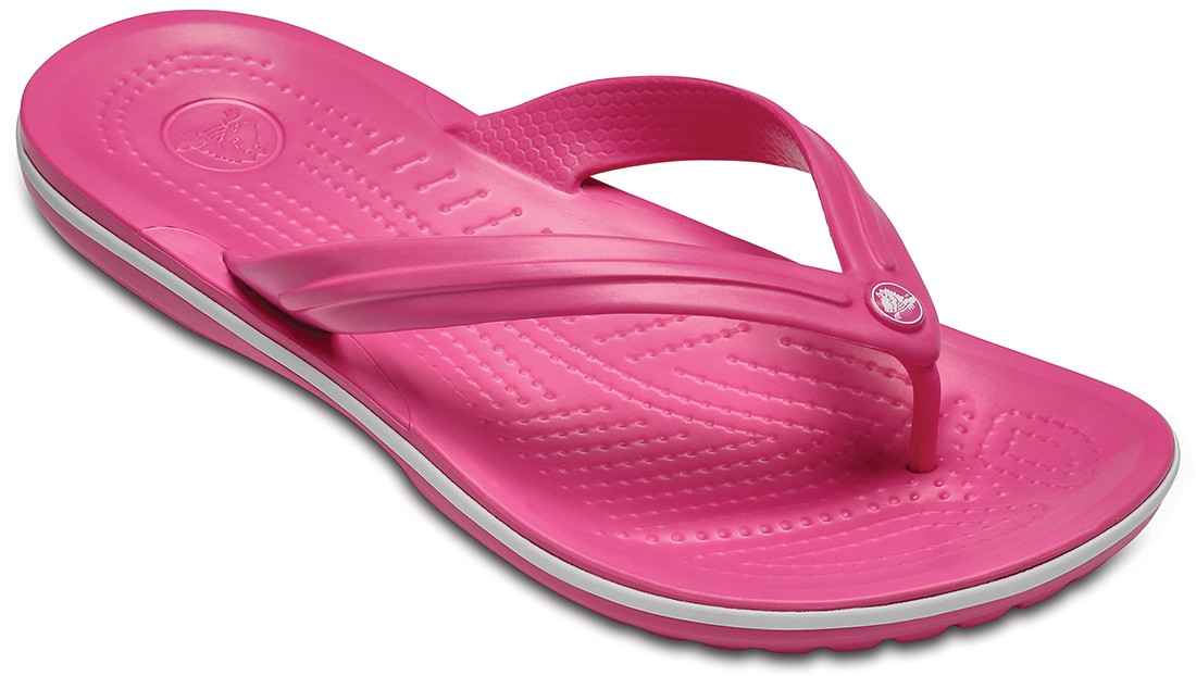 Slapi Crocs Crocband Flip Roz - Paradise Pink - Image 2