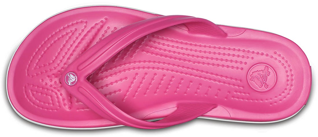 Slapi Crocs Crocband Flip Roz - Paradise Pink - Image 3