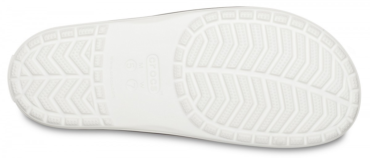 Papuci Crocs Crocband III Slide Alb - White/Black - Image 4