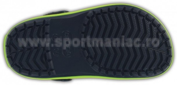 Saboti Crocs Crocband Kids Bleumarin - Navy/Volt Green - Image 3