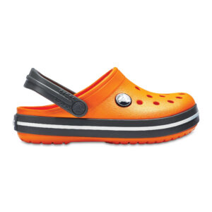 Saboti Crocs Crocband Kids Portocaliu – Blazing Orange/Slate Grey
