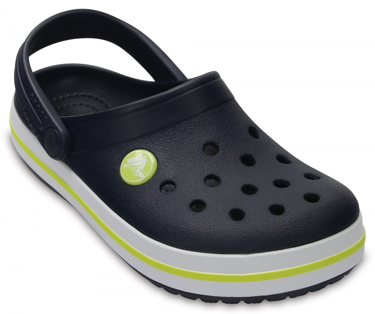 Saboti Crocs Crocband Kids Albastru - Navy/Citrus - Image 2