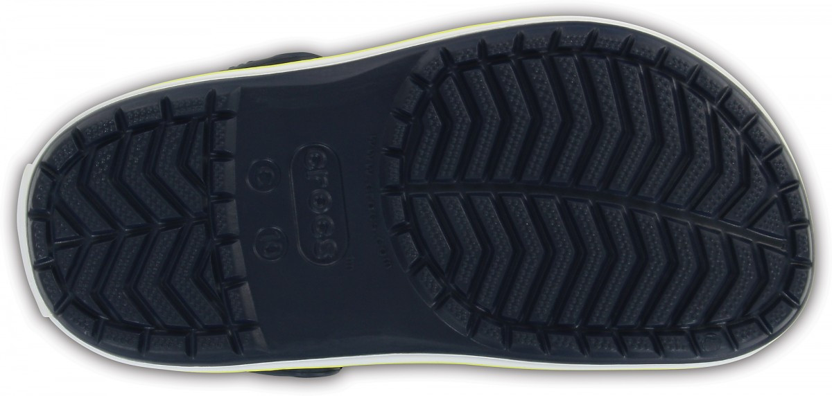 Saboti Crocs Crocband Kids Albastru - Navy/Citrus - Image 4
