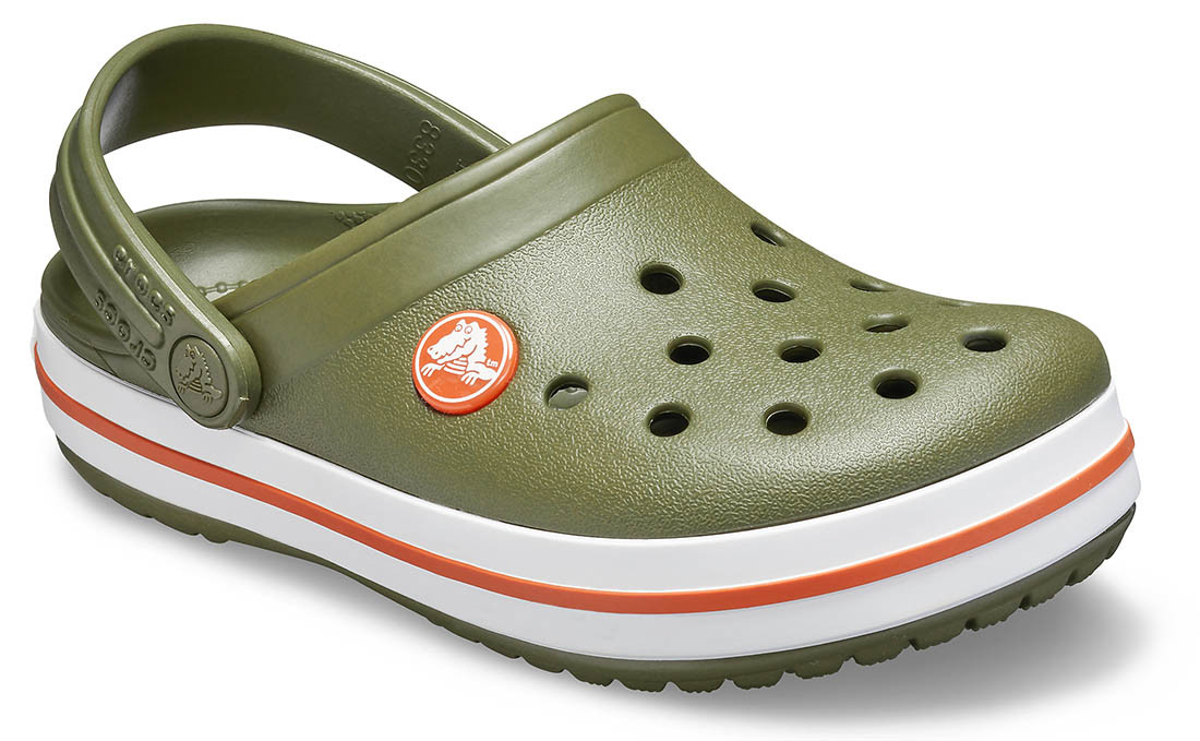 Saboti Crocs Crocband Kids Verde - Army Green/Burnt Sienna - Image 2