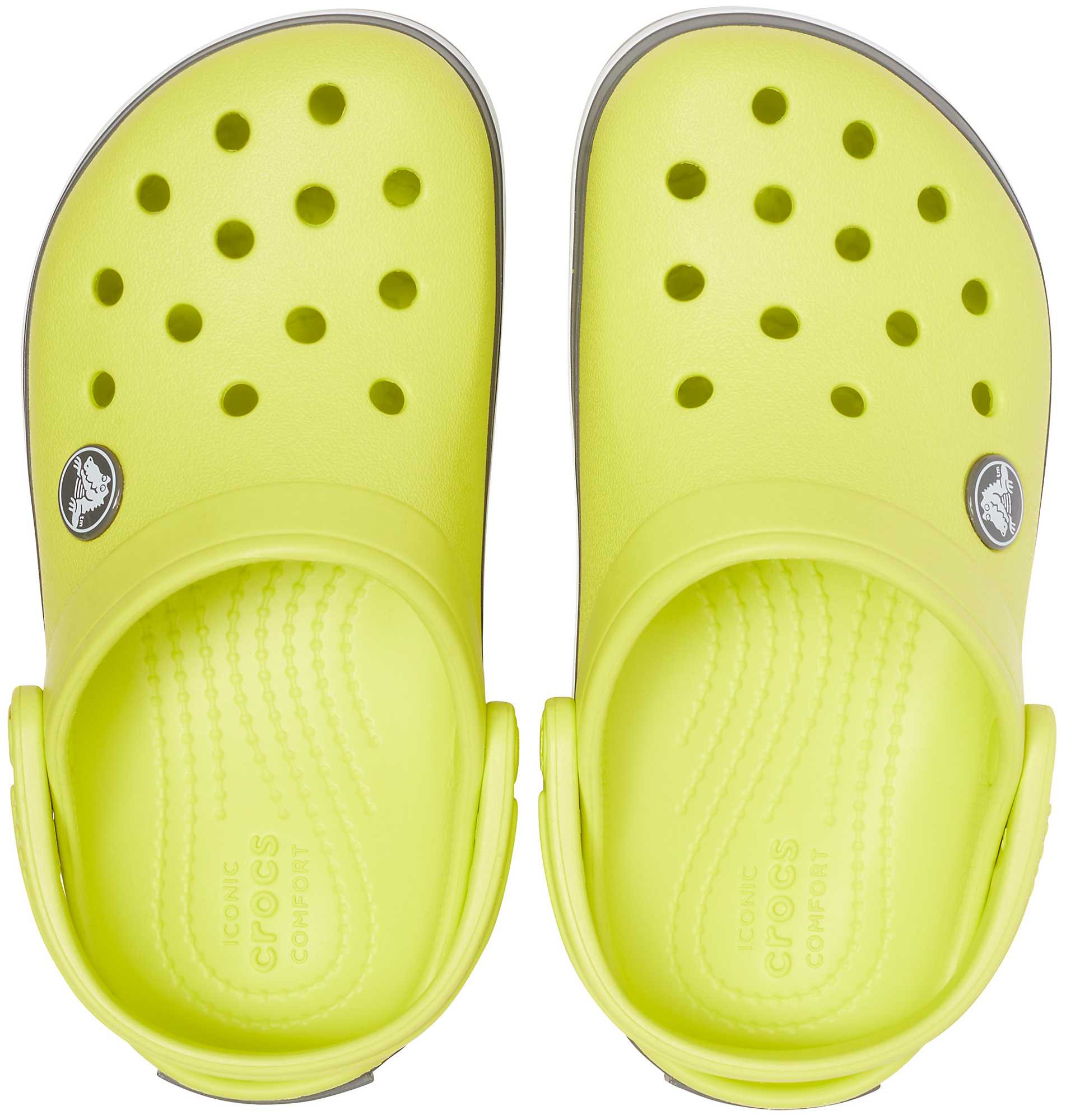 Saboti Crocs Crocband Kids Galben - Citrus/Slate Grey - Image 4