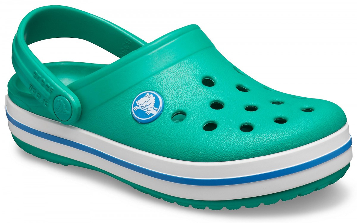 Saboti Crocs Crocband Kids Verde - Deep Green/Prep Blue - Image 2