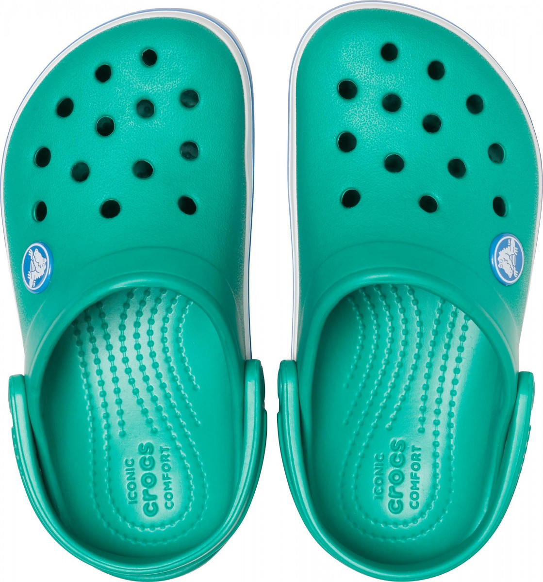 Saboti Crocs Crocband Kids Verde - Deep Green/Prep Blue - Image 3