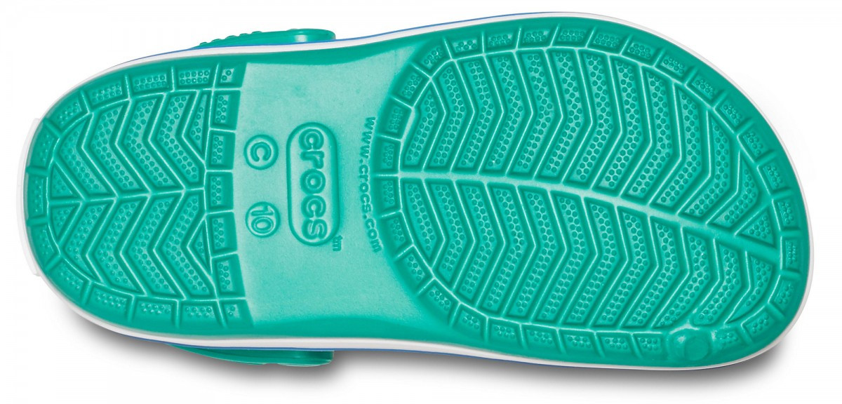 Saboti Crocs Crocband Kids Verde - Deep Green/Prep Blue - Image 4