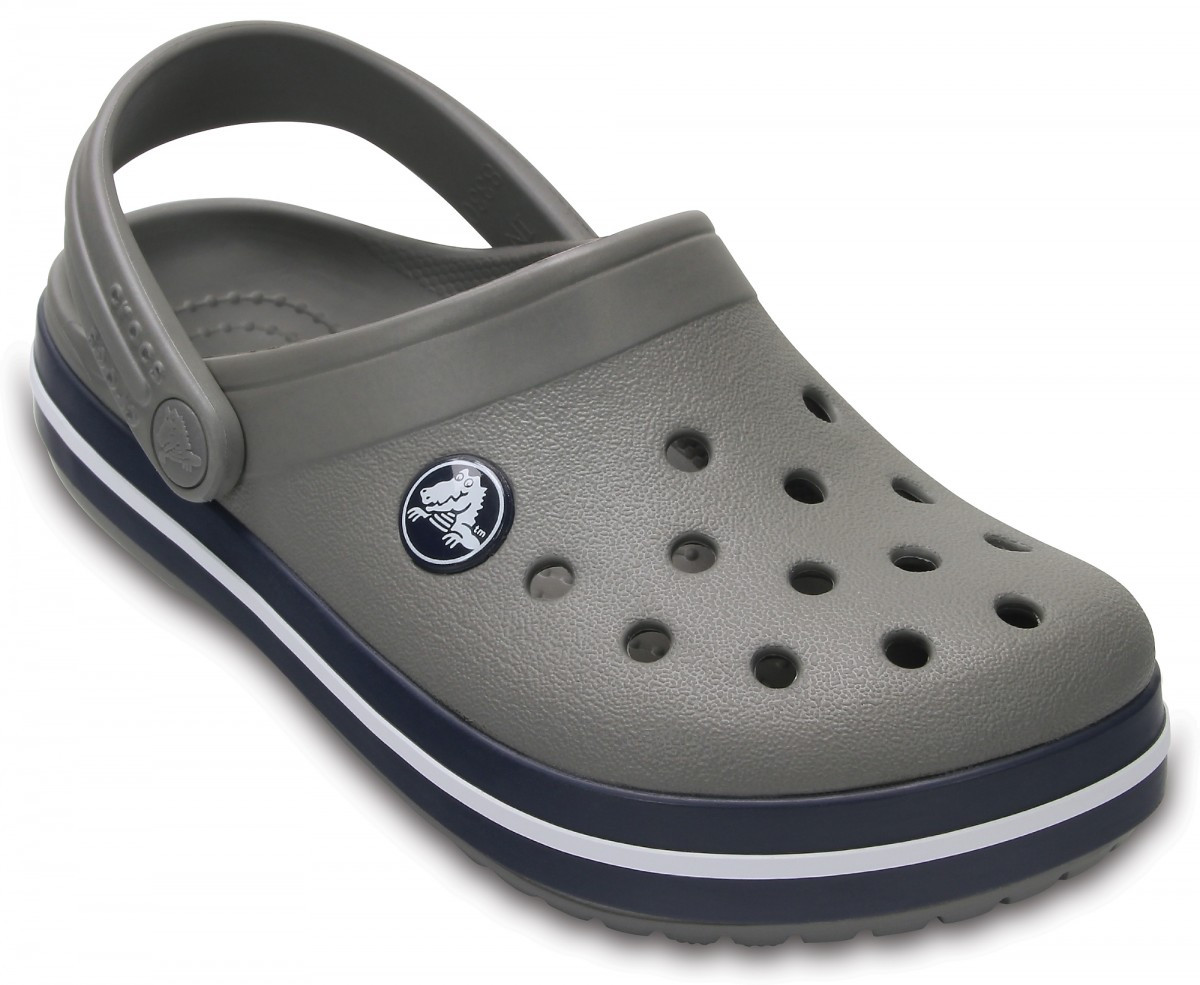 Saboti Crocs Crocband Kids Gri - Smoke/Navy - Image 2