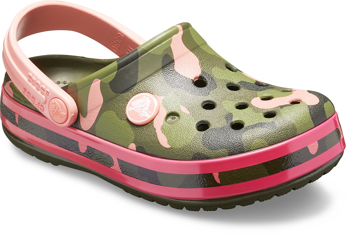 Saboti Crocs Crocband Multi-Graphic Clog Pepene galben - Melon - Image 2