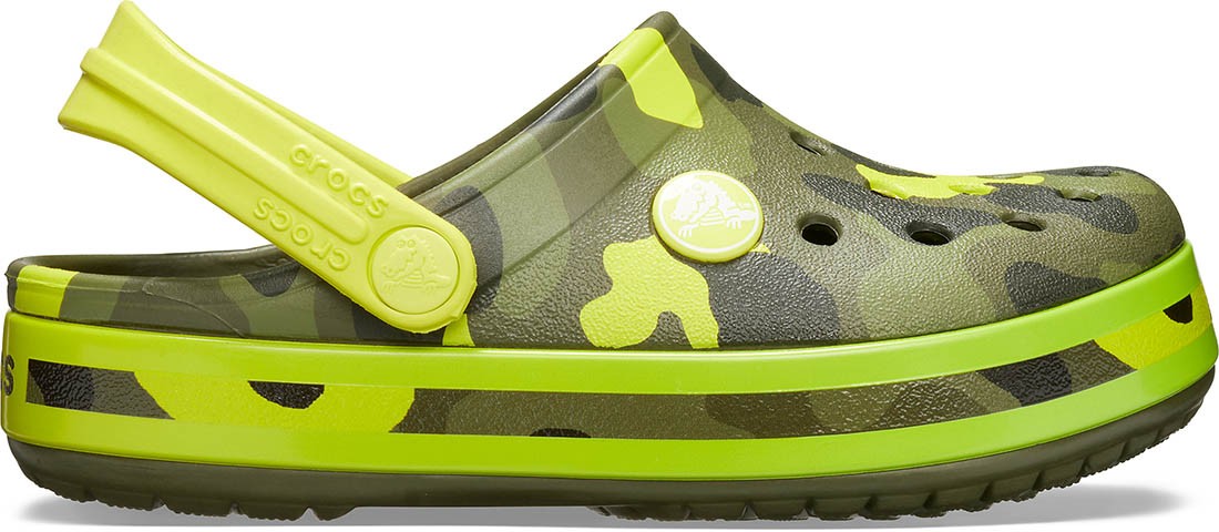 Saboti Crocs Crocband Multi-Graphic Clog Galben - Citrus