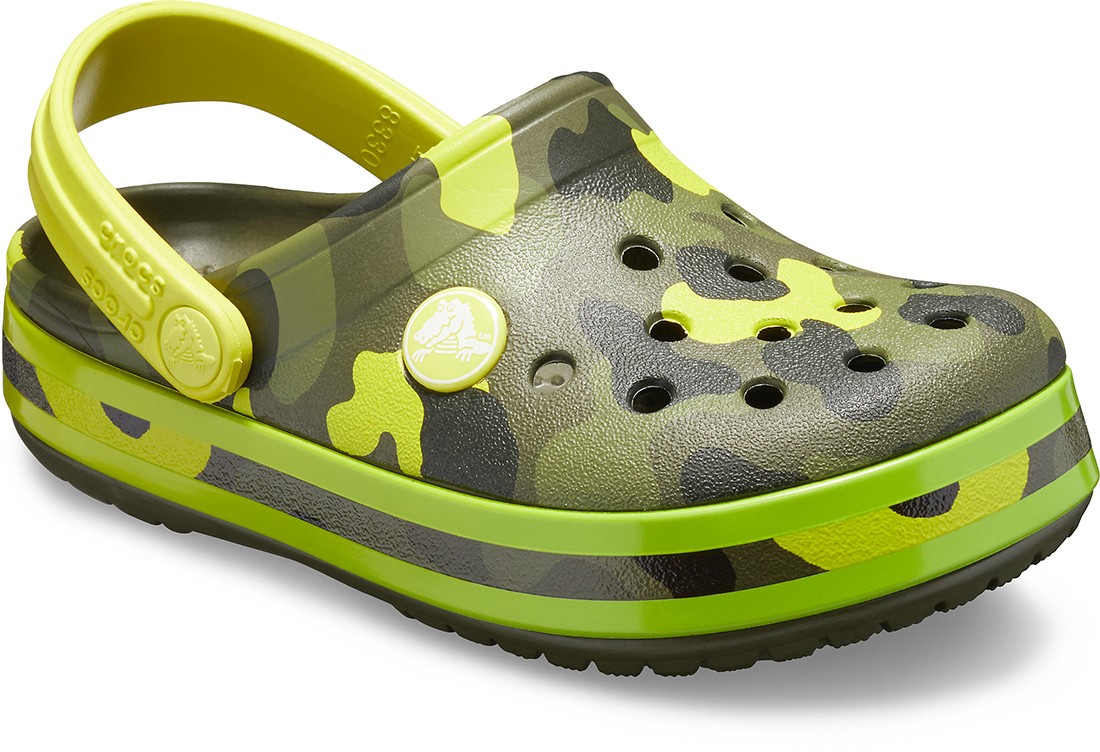 Saboti Crocs Crocband Multi-Graphic Clog Galben - Citrus - Image 2