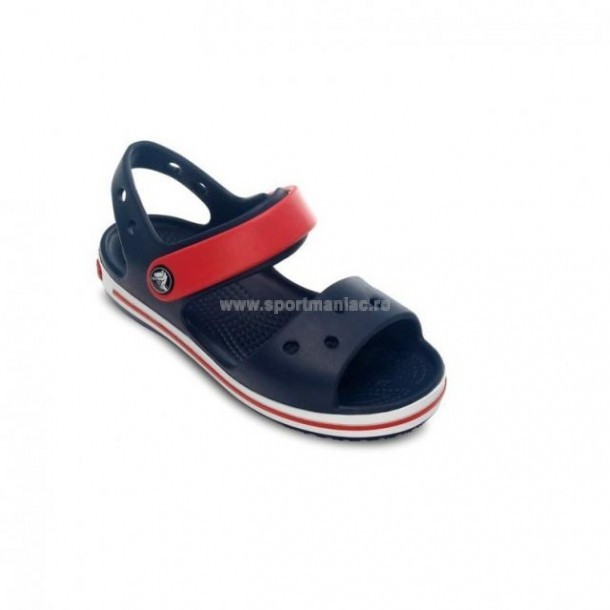 Sandale Crocs Crocband Sandal Bleumarin - Navy/Red - Image 3