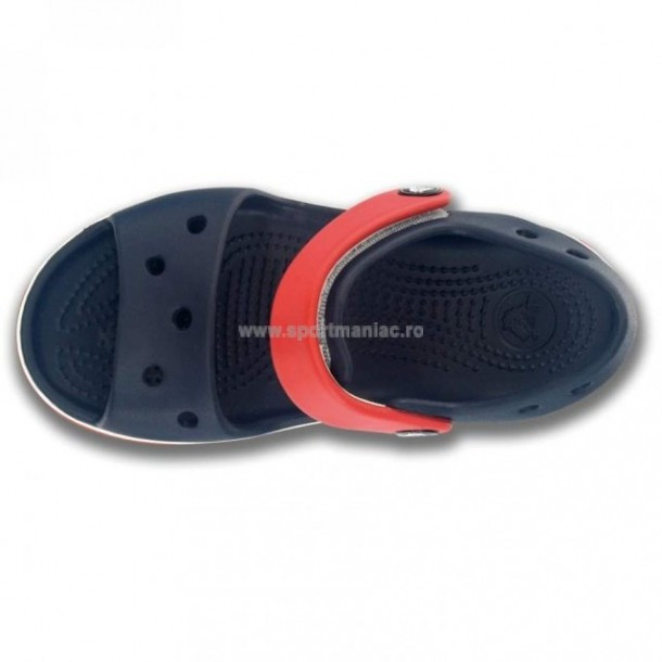 Sandale Crocs Crocband Sandal Bleumarin - Navy/Red - Image 5