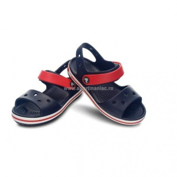 Sandale Crocs Crocband Sandal Bleumarin - Navy/Red - Image 2