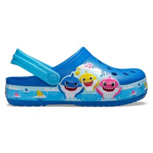 Saboți Crocs Fun Lab Baby Shark Band Clog Albastru – Bright Cobalt