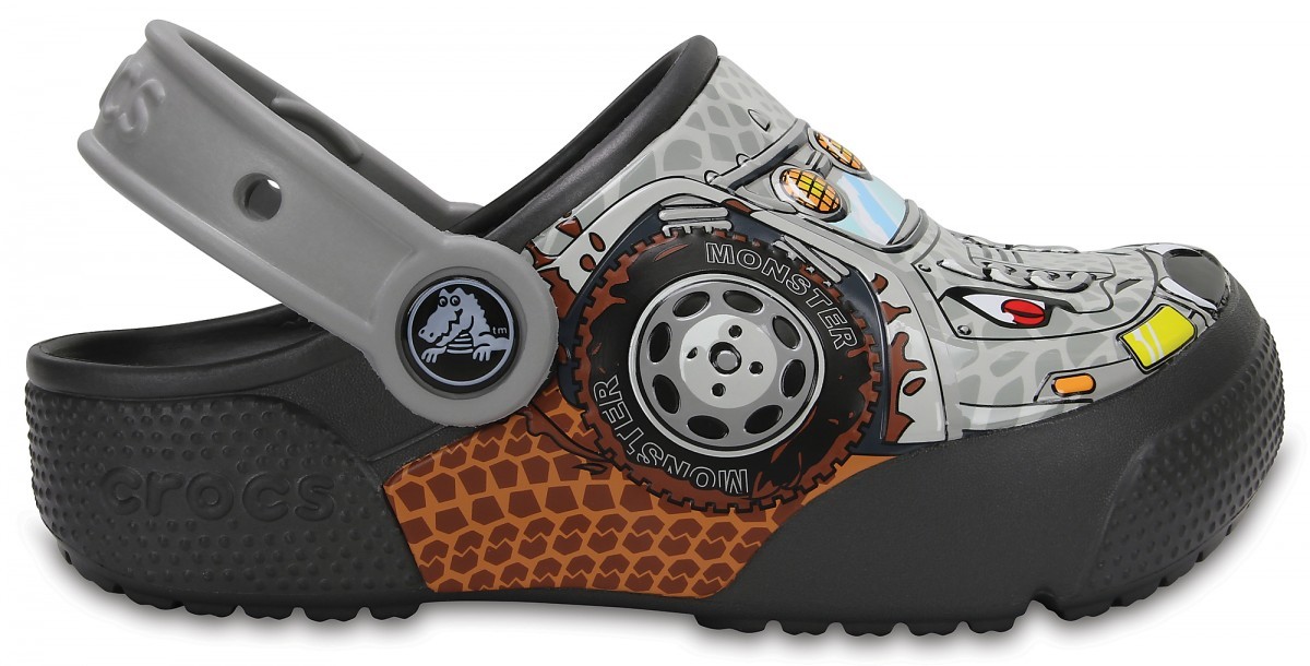 Saboti Crocs Fun Lab Lights Clog Gri - Monster Truck/Graphite - Image 2