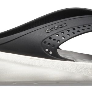 Slapi Crocs LiteRide Flip Negru – Black/Smoke