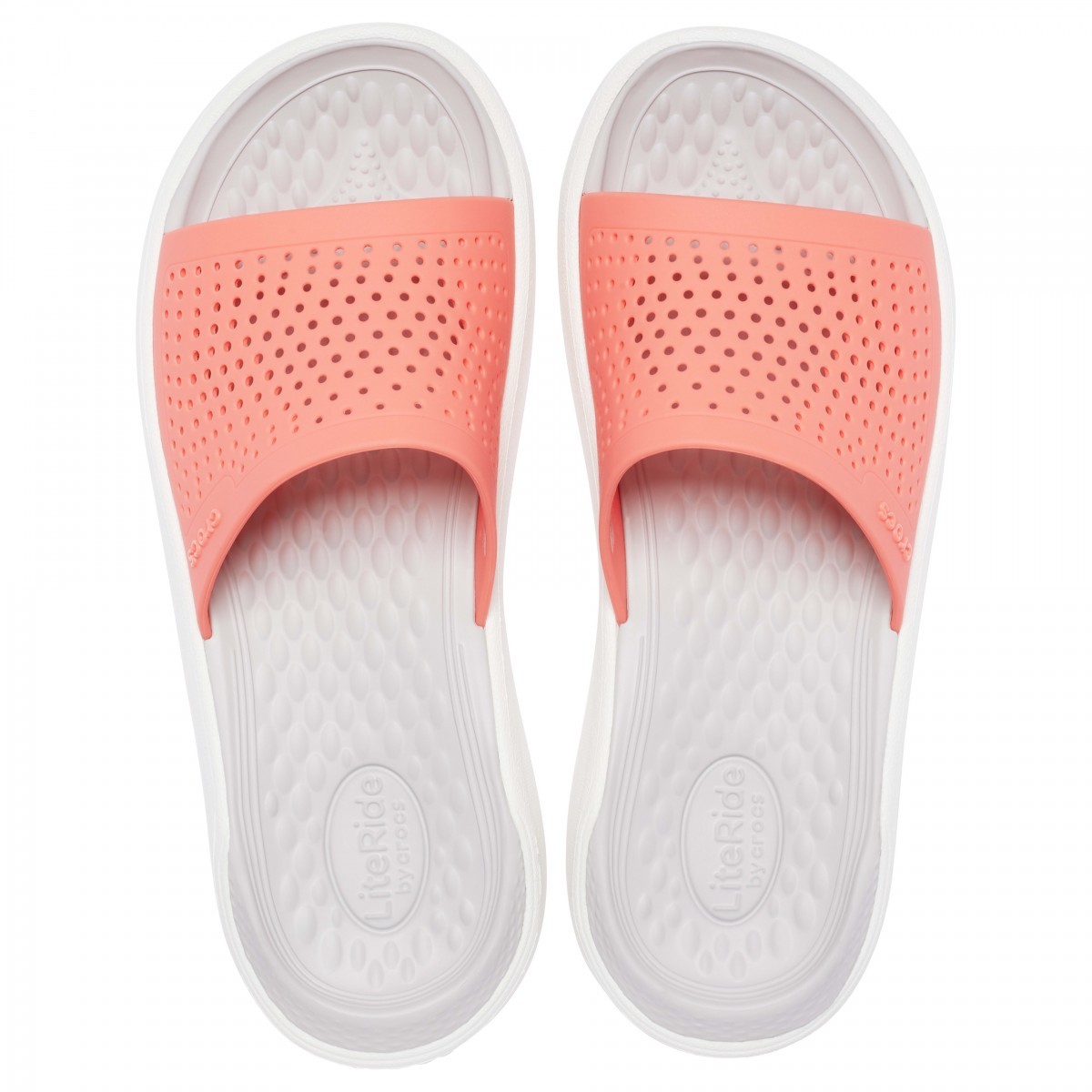 Papuci Crocs LiteRide Slide Roz - Fresco - Image 3