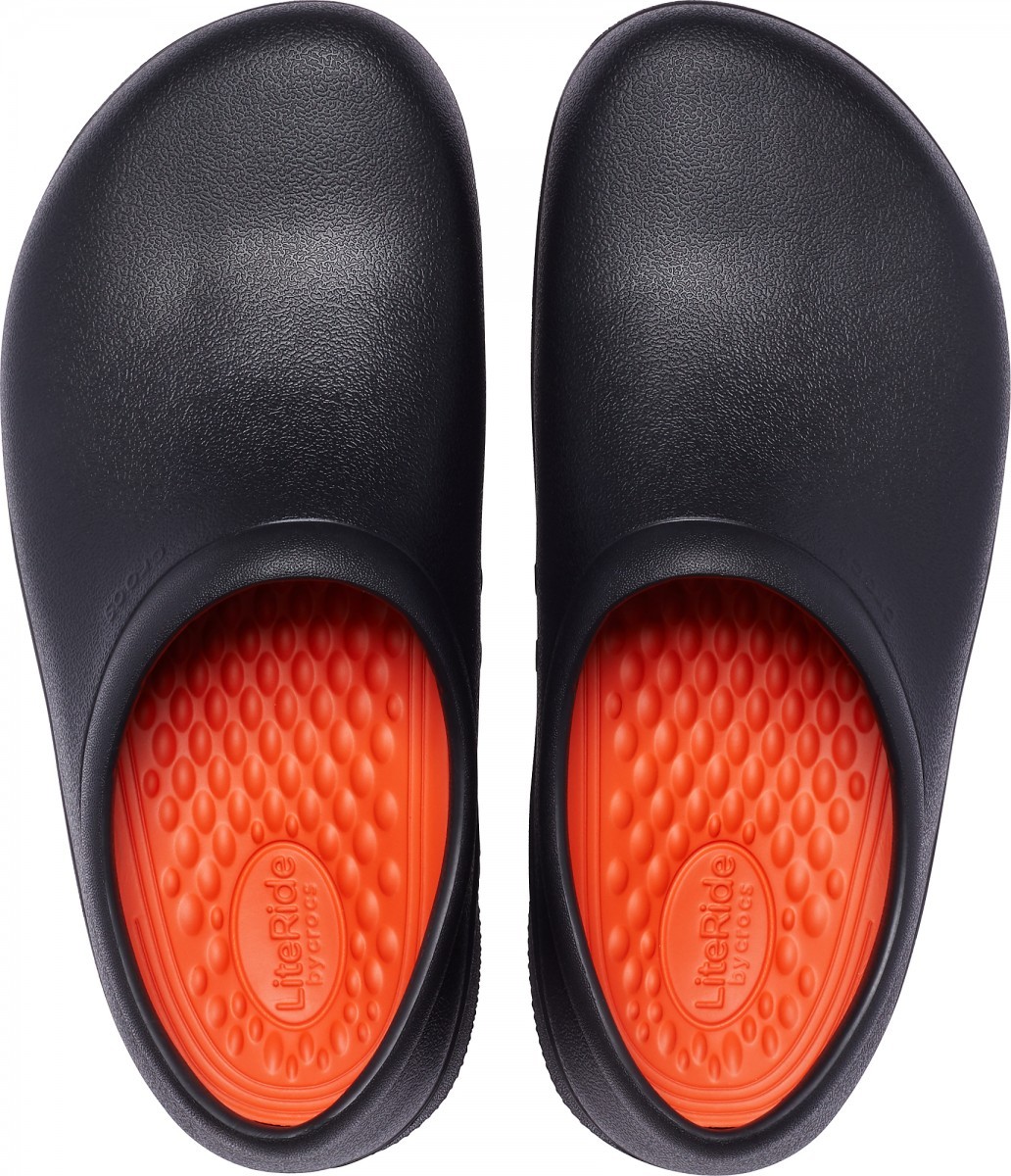 Saboți Crocs On The Clock LiteRide Slip-On Negru - Black - Image 3
