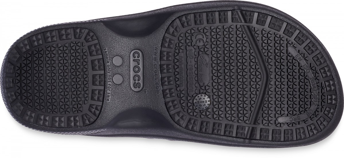 Saboți Crocs On The Clock LiteRide Slip-On Negru - Black - Image 4