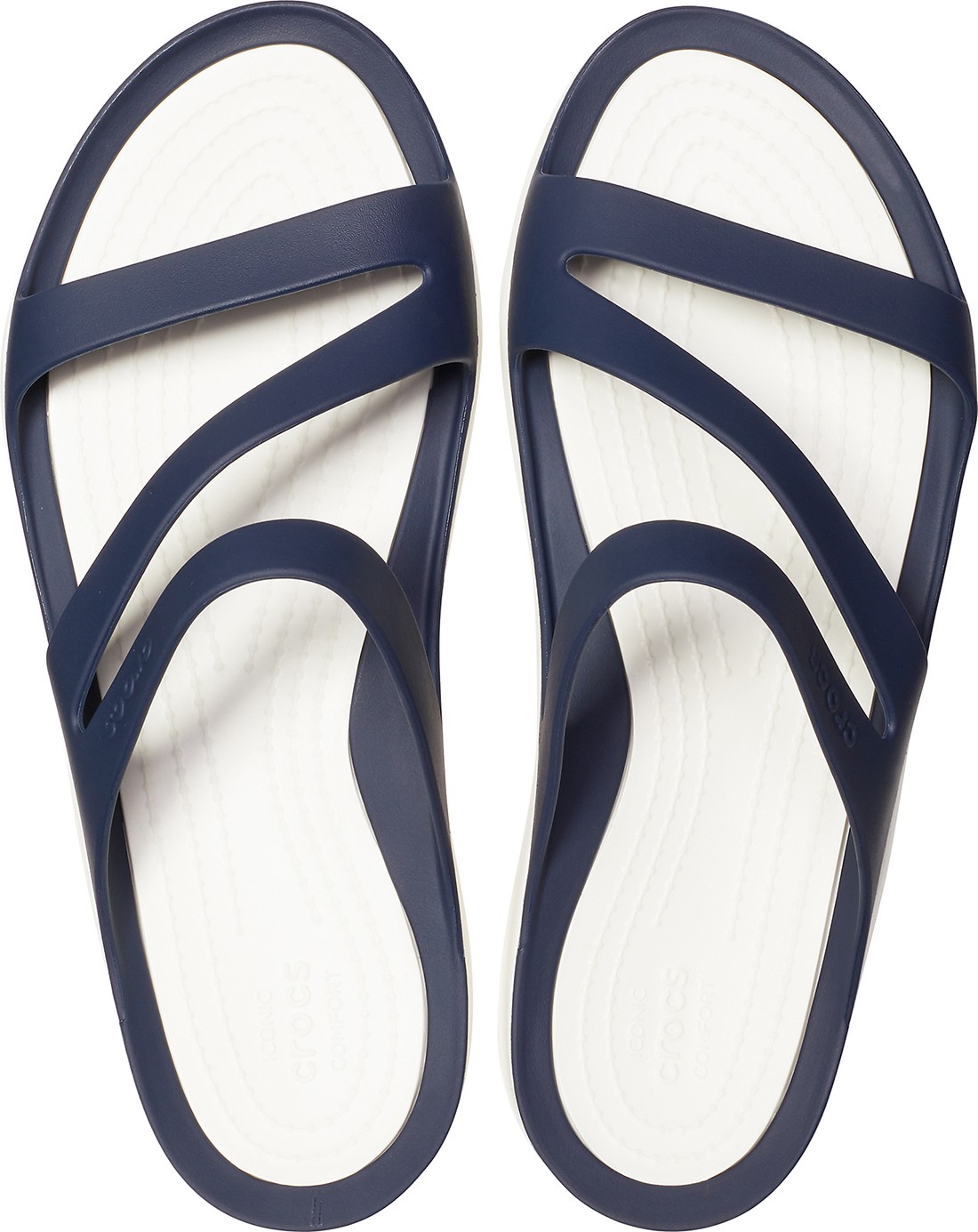 Papuci Crocs Swiftwater Sandal W Albastru - Navy/White - Image 2