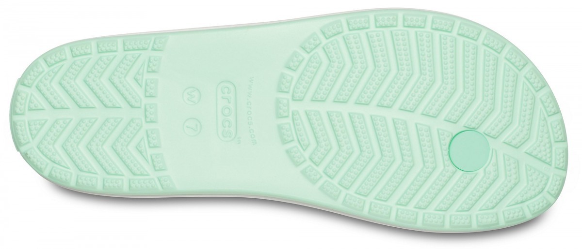 Slapi Crocs Women's Crocband Flip Verde - Neo Mint - Image 4