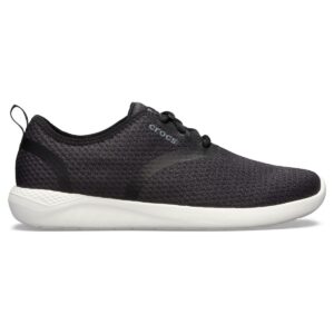 Pantofi Crocs Women’s LiteRide Mesh Lace Negru – Black/White