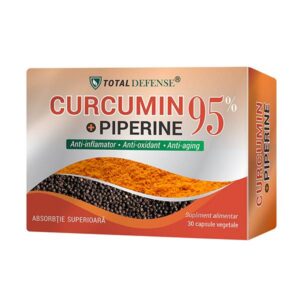 Curcumin si Piperine 95%, 30cps – Cosmo Pharm