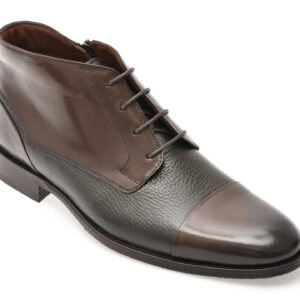 Ghete elegante LE COLONEL maro, 40929, din piele naturala