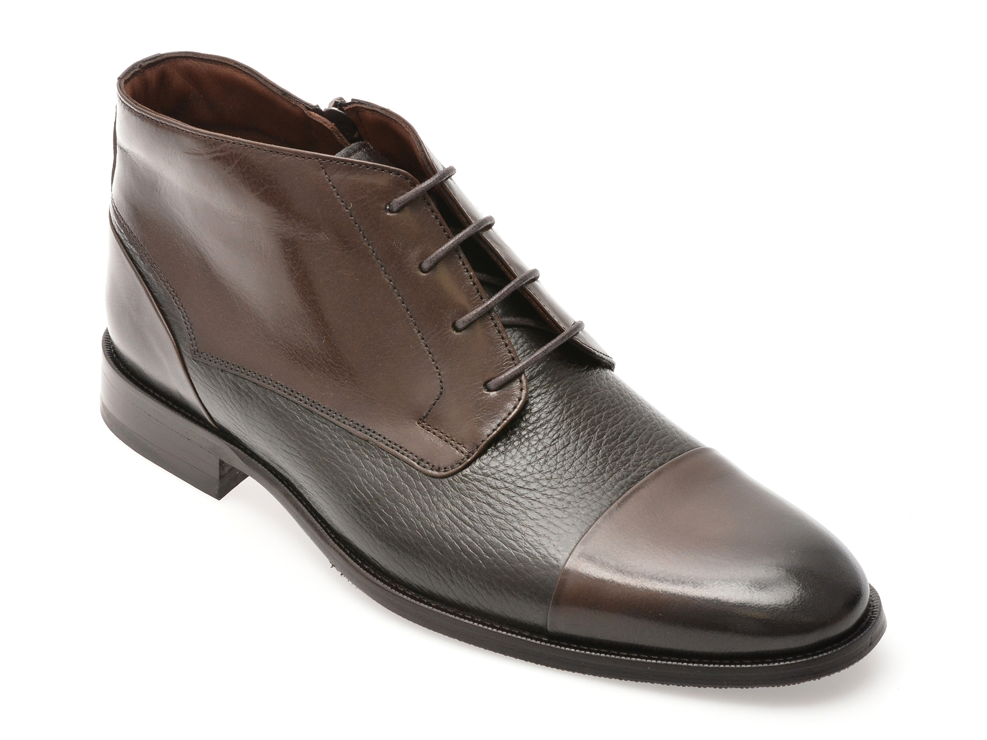 Ghete elegante LE COLONEL maro, 40929, din piele naturala