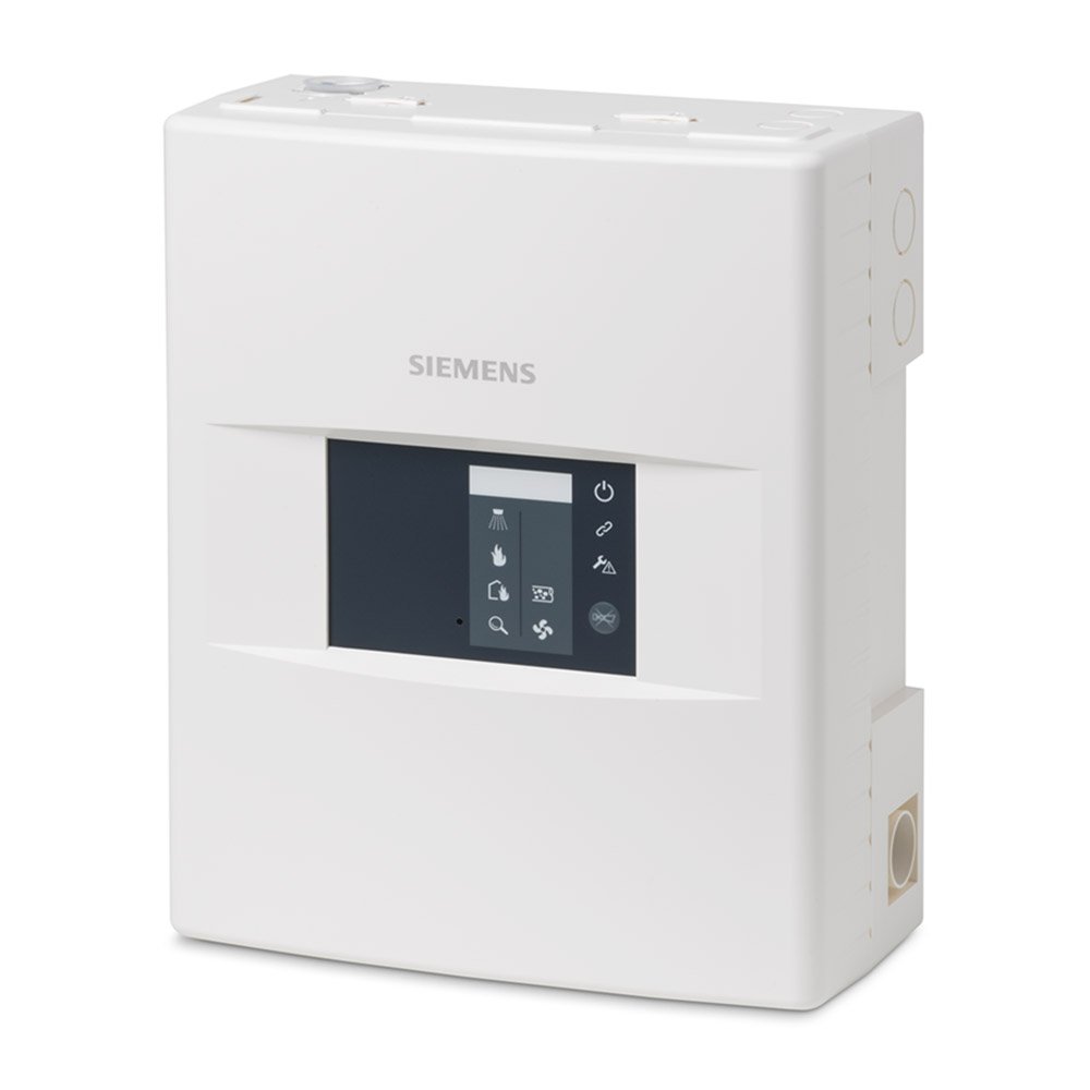 Detector de fum prin aspiratie adresabil Siemens FDA242, 1 camera, 400 m, programabil, 3 alarme, slot card