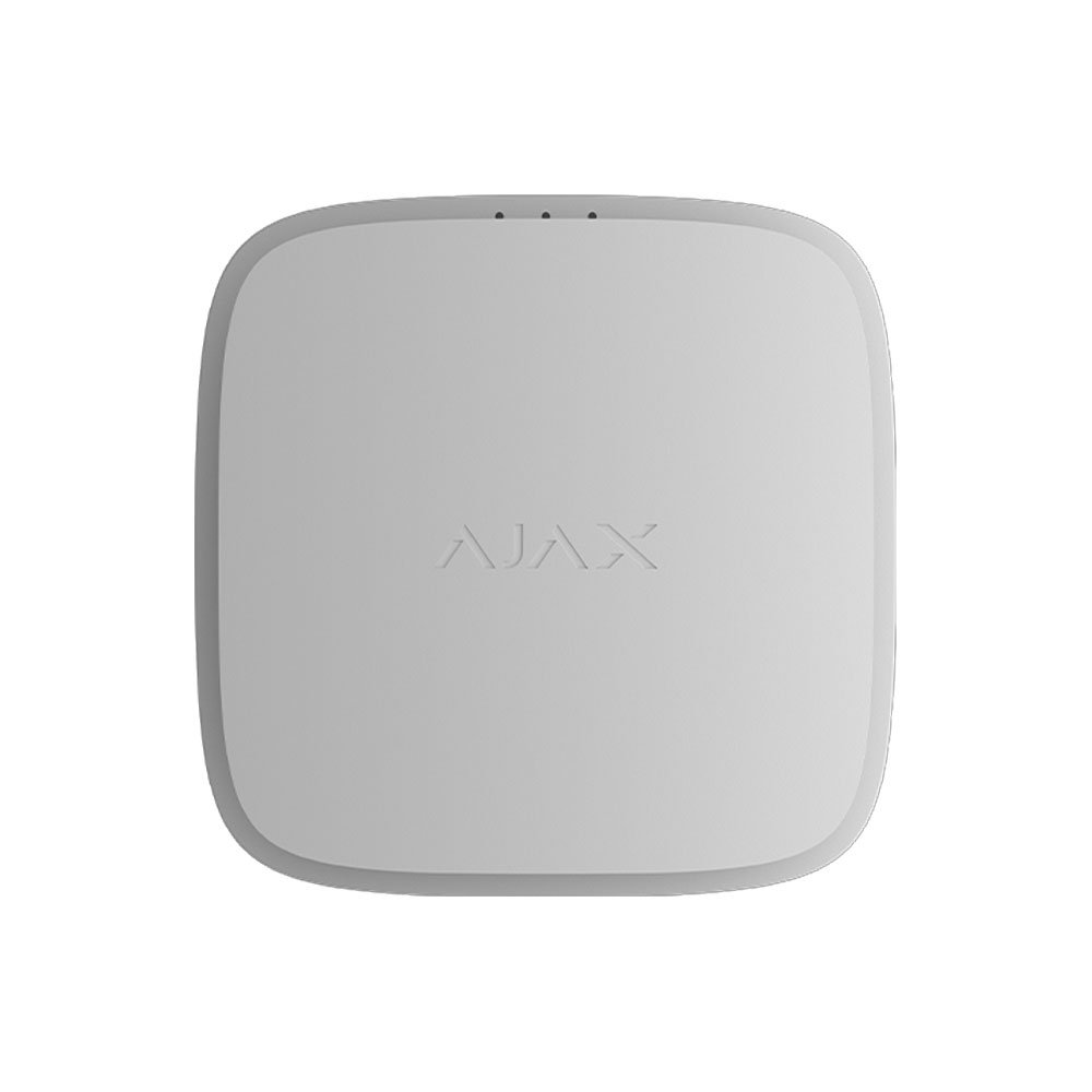 Detector de fum wireless adresabil Ajax FireProtect, EN54, 868.0 - 922.0 MHz, tamper, alb
