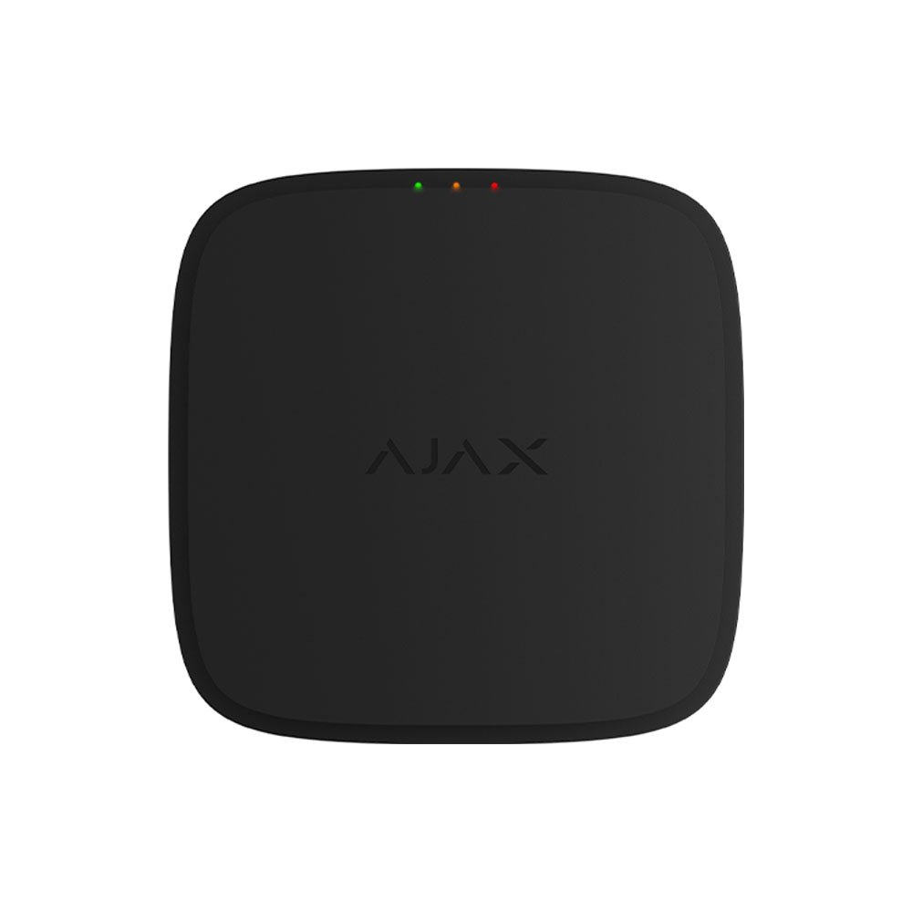 Detector de fum wireless adresabil Ajax FireProtect, EN54, 868.0 - 922.0 MHz, tamper, negru