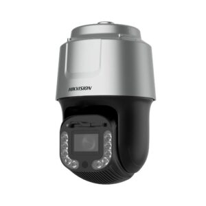 Camera supraveghere IP Speed Dome rotativa PTZ Hikvision DarkFighter DS-2DF8C842IXG1-ELW, 8 MP, IR 500 m, 7.5 – 315 mm, detectie faciala / vehicule, slot card, auto tracking, zoom optic x42, PoE