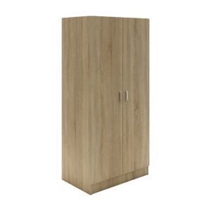 Dulap Remi, 2 Usi, cu polite, Stejar Sonoma, 80 x 51 x 170 cm