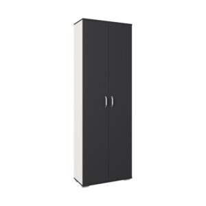 Dulap Como, 2 Usi, Antracit/Alb, L 66 x l 35 x H 200 cm